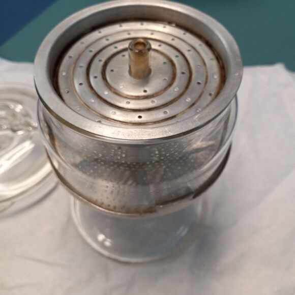 Vintage Pyrex Flameware/Bakelite Handle Coffee Pot 78248 Cottagecore Grandmacore - Picture 5 of 13